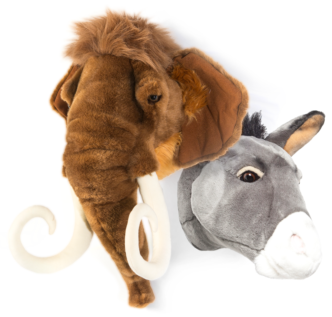 Stuffed 2024 elephant head